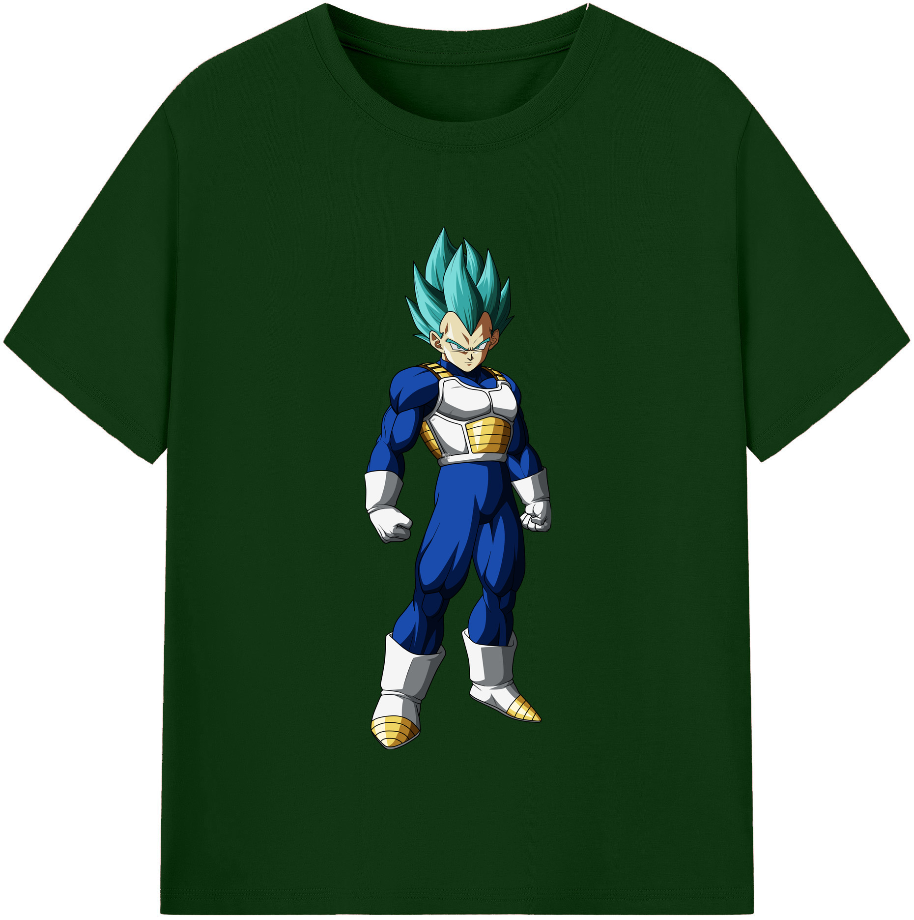（画像用） ドラゴンボール ベジータ四世（Bejīta Yonsei）DRAGON BALL Vegeta IV 綿100％半袖Tシャツ（フロントプリント）